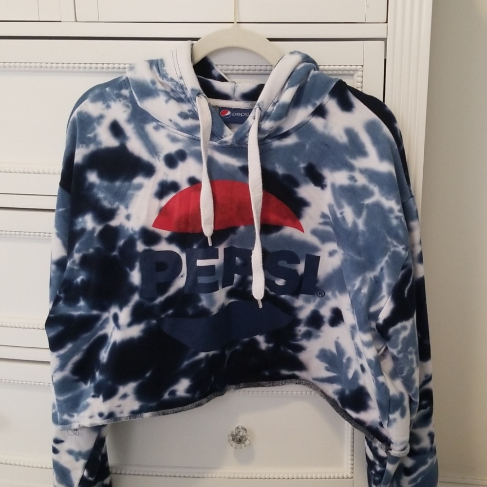 Pepsi crop sweatshirt